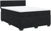 vidaXL Boxspringbett mit Matratze Schwarz 140x190 cm Samt 3288608 Bild 3