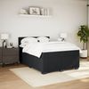 vidaXL Boxspringbett mit Matratze Schwarz 140x190 cm Samt 3288608 Bild 4