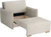 Sofa Viva Glov I mit Schlaffunktion, einsitzer Schlafsofa mit Bettkasten (Farbe: Soul 08) Bild 5