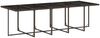 vidaXL 15-tlg. Garten-Essgruppe mit Kissen Braun Poly Rattan 3278180 Bild 3