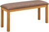 vidaXL Esstischbank 95 x 32 x 45 cm Massivholz Eiche Grau 42039171 Bild 2