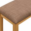vidaXL Esstischbank 95 x 32 x 45 cm Massivholz Eiche Grau 42039171 Bild 5