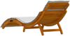 vidaXL Sonnenliege mit Kissen 2 pcs Hellgrau Massivholz Akazie 4107100 Bild 5