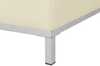 Ottomane Leder beige OSLO Bild 5