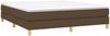 Boxspringbett Dunkelbraun 160x200 cm Stoff [3120625] Bild 3