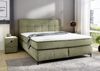 Jockenhöfer 'Beatrice Mix' Boxspringbett, 180x200 cm, Chenille Hellgrün Bild 2