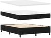 vidaXL Boxspringbett mit Matratze Schwarz 140 x 190 cm Stoff 3344067 Bild 4