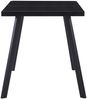 vidaXL Esstisch Schwarz 140 x 70 x 75 cm Hartglas [281873] Bild 3