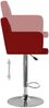 vidaXL Barhocker 2 Stk. Weinrot Kunstleder 323659 Bild 5