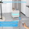 COSTWAY Nachttisch (1-St), mit LED Beleuchtung, Fernbedienung, 20 Farben, Hochglanz Bild 2