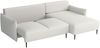 Ecksofa mit Schlaffunktion und Bettkasten Snolik L, schmale Armlehne (Farbe: Velo 627) Bild 5