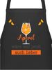 Shirtracer Kochschürze Aperol wäre mir jetzt auch lieber I Aperol Geschenk I Geschenk Aperol, (1-tlg), Statement Bild 1