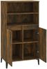 vidaXL Highboard Räuchereiche 60 x 36 x 110 cm Holzwerkstoff [821233] Bild 4