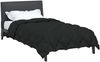 vidaXL Winterbettdecke Schwarz 155 x 220 cm Mikrofaser 42025706 Bild 3