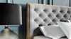 Boxspringbett Schlafzimmerbett DIONA 200x220cm Stoff Rose inkl. Bettkasten Bild 2