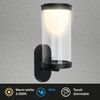 Briloner LED Außenwandleuchte Touch Akku 4W schwarz dimmbar warmweiß Bild 4