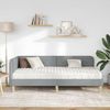 vidaXL Eckbettgestell Hellgrau 90 x 200 cm Stoff 3394117 Bild 4