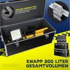 MASKO Stapelbox, 3er SET Alu Boxen Alubox Alukiste Transportbox Werkzeugkiste Bild 3