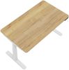 ASSMANN Elektrisch höhenverstellbarer Kinderschreibtisch JUNIOR Curved 120x70cm Eiche Natura Signalweiß Metall Holz Bild 4