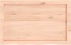 vidaXL Waschtischplatte 80x50x(2-6) cm Massivholz Unbehandelt 3156025 Bild 4