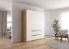 rauch Drehtürenschrank Schrank Garderobe MAINZ Breiten 91/136/181/226/271/315/360, Höhe 210cm (3 verschiedene Ausstattungen BASIC/CLASSIC/PREMIUM (inkl. SOFT-CLOSE) grifflose Front, Außentüren mit Push-to-Open Funktion MADE IN GERMANY Bild 2