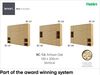 MEBLINI Schrankbett Bed Concept 'BC-12', 160x200 cm Vertikal, Artisan Eiche Bild 2