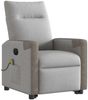 vidaXL Massagesessel mit Aufstehhilfe Elektrisch Wolkengrau Stoff 3324104 Bild 4