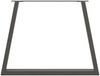 vidaXL Esstisch Beine V-Form 2 Stück Anthrazit 90x(72-73,3) cm Stahl 4012578 Bild 5