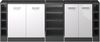Dachschrägenschrank-Set Rion Weiß Hochglanz 210 cm 5er Set Schrankkorpuss 60 cm Tiefe Vicco Bild 4