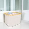 osoltus Faltbox Wäschebox Wäschekorb Nelson Bambus Beige 40 cm Bild 2