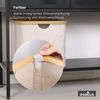 osoltus Faltbox Wäschebox Wäschekorb Nelson Bambus Beige 40 cm Bild 4