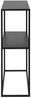Regal >New Haven< in Schwarz aus Stahl - 79,5x80,5x26cm (BxHxT) Bild 4
