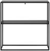 Regal >New Haven< in Schwarz aus Stahl - 79,5x80,5x26cm (BxHxT) Bild 3