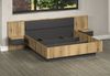 Bettanlage Esteban in grau und Eiche Evoke Bett 180 x 200 cm Bild 5