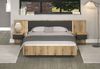 Bettanlage Esteban in grau und Eiche Evoke Bett 180 x 200 cm Bild 4