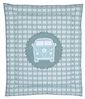 Taftan 'Auto' Krabbeldecke 100x80 cm, grau/blau Bild 2