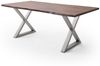 Baumkantentisch >Calabria< in Akazie walnussfarbig - 180x77,5x100 (BxHxT) Bild 2