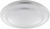Brilliant LED Deckenleuchte Luciano G81116/21 Wohnzimmer, Schlafzimmer Metall/Kunststoff Indoor Decke silber - LED fest integriert Bild 2