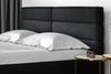 99rooms Odalys Polsterbett Velours JASMINE Schwarz 180x200 cm ohne Bettkasten Bild 5