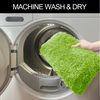 OTTO home Badematte Sanremo, Badvorleger, Badezimmer Teppich, sehr weich, Höhe 30 mm, rutschhemmend beschichtet, schnell trocknend, fußbodenheizungsgeeignet, Polyester, rund, Badteppich, unifarben, rechteckig, rund & als 3-tlg. Set erhältlich Bild 4