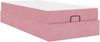 vidaXL Bettgestell mit Matratze 2 pcs Rosa Samt 3399545 Bild 2