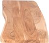 Tischplatte Baumkante Akazie Natur 100 x 40 cm CURTIS 76574207 Bild 5