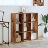 vidaXL Bücherregal Altholz-Optik 102x32x102 cm Holzwerkstoff 852823 Bild 3