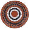 vidaXL Bistrotisch Terrakotta-Rot und Weiß 60 cm Mosaik 41534 Bild 3