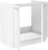 Spülenschrank 80 Lara Weiß Hochglanz + Weiß matt Küchenzeile Küchenblock Küche Bild 2
