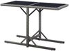 vidaXL Gartentisch Anthrazit 110x53x72 cm Glas und Poly Rattan 46455 Bild 4