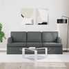vidaXL Sofa Dunkelgrau 201 x 80 x 85 cm Stoff 42024498 Bild 3