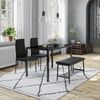Sitzbank Grand Schwarz 85 x 35 cm Vicco Bild 4