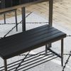 Sitzbank Grand Schwarz 85 x 35 cm Vicco Bild 5