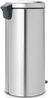 Treteimer 30 L mit Kunststoffeinsatz (B: 29,3cm, T: 38cm, H: 67,9cm) Matt Steel Fingerprint Proof Bild 4